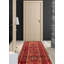 Hand-Knotted Anatolia Dark Red Wool Rug 3'11" X 10'2"