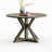 47" Round Solid Wood Dining Table For 4 -  Gracie Oaks and Pedestal Base Farmhouse Style