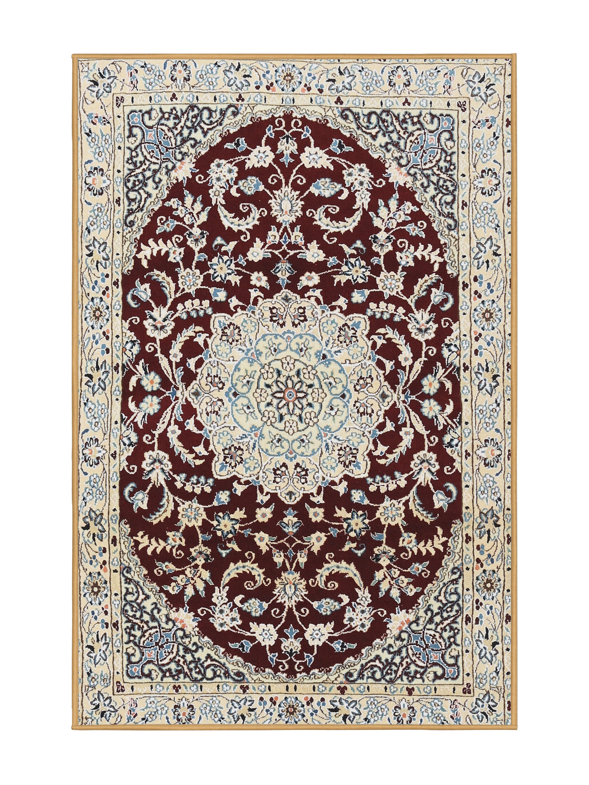 Linger Rug Canora Grey Dillinger Oriental Gray/Mehroon Area Rug | Wayfair