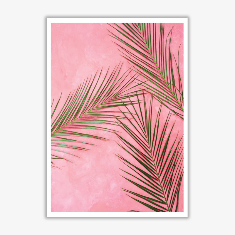 Palm Leaves - Print, 85 cm H x 60 cm W x 1 cm D, No Frame