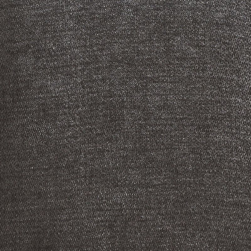 Chenille Fabric Grounded Bed Frame, Dark Gray