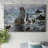 The 'Pyramids', Cliffs at Belle-Gallery Wrapped Canvas-1614098823