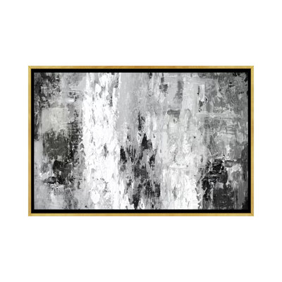 " Black And White Abstract IV " by PI Studio