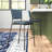 Saquia Upholstered Counter Stool with Metal Frame-755051981