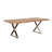 Bellmead 82 in. Wood and Metal Dining Table-522008645