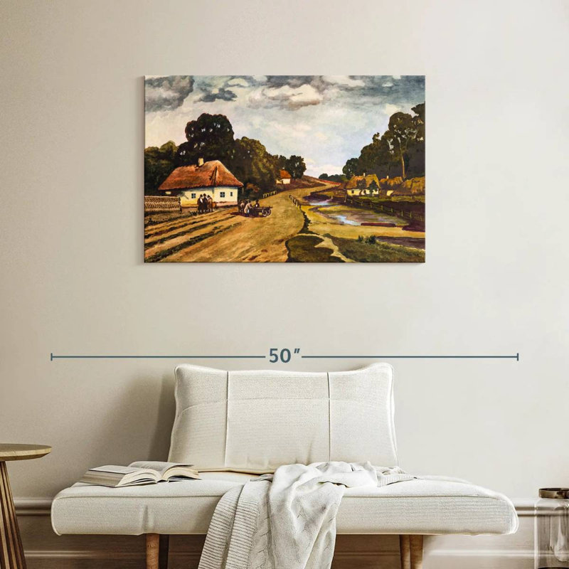 Paysage urbain d'Ukraine à Alvord, H 24 po x l 36 po