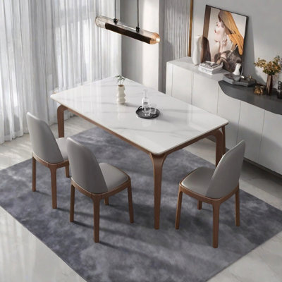 Light luxury and simple dining table