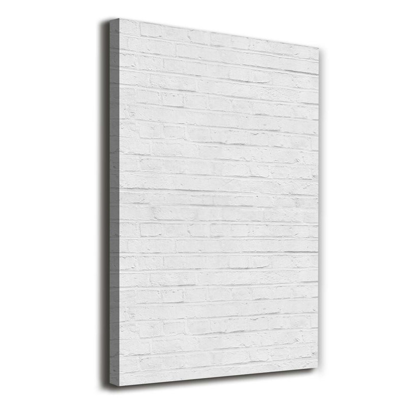 Brick Wall - Wrapped Canvas Print