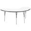 Table d'activité demi-lune effaçable à sec avec pieds réglables - blanc / noir-1195166483-1173506768-1173506779