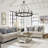 Beck 12 - Light Living Room Steel Dimmable Candle Style Wagon Wheel Chandelier UL Certified-882687911