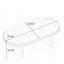 Table basse ovale moderne Mid Century-1989803538