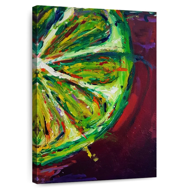 Yarlin Lime 2017, 39" H x 26" W