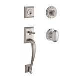 Napa Handleset with Single Cylinder Deadbolt and Door Knob and Rosette