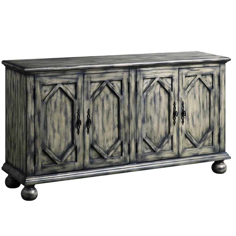 Console avec armoire de rangement grise - organisez vos objets personnels et fonctionnels