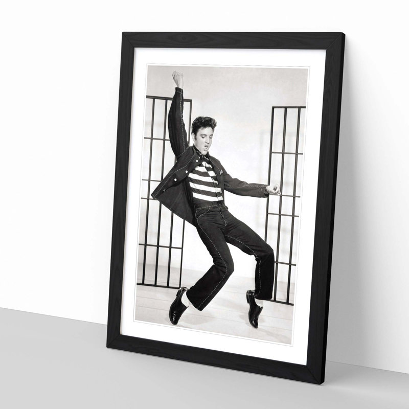 Single Picture Frame Print, Black