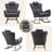 Bosten Solid Wood Rocking Chair-523603986