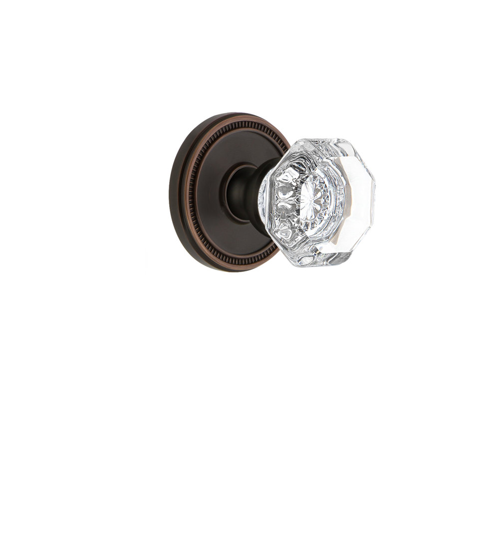 Grandeur Soleil Rosette Passage with Chambord Crystal Door Knob Grandeur 