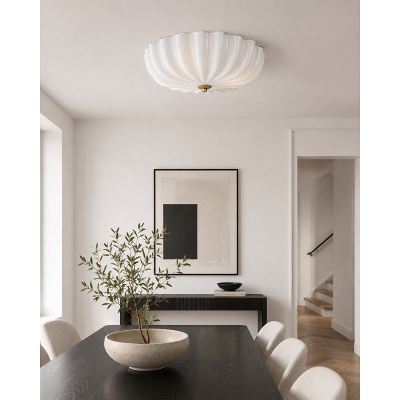 Fluted Cake Pan-Semi-Flush Mount