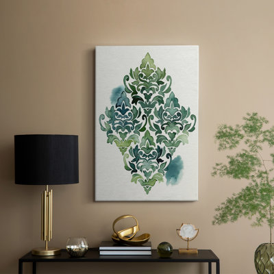 Algue et azule à motif I - galerie Cavas sur mesure