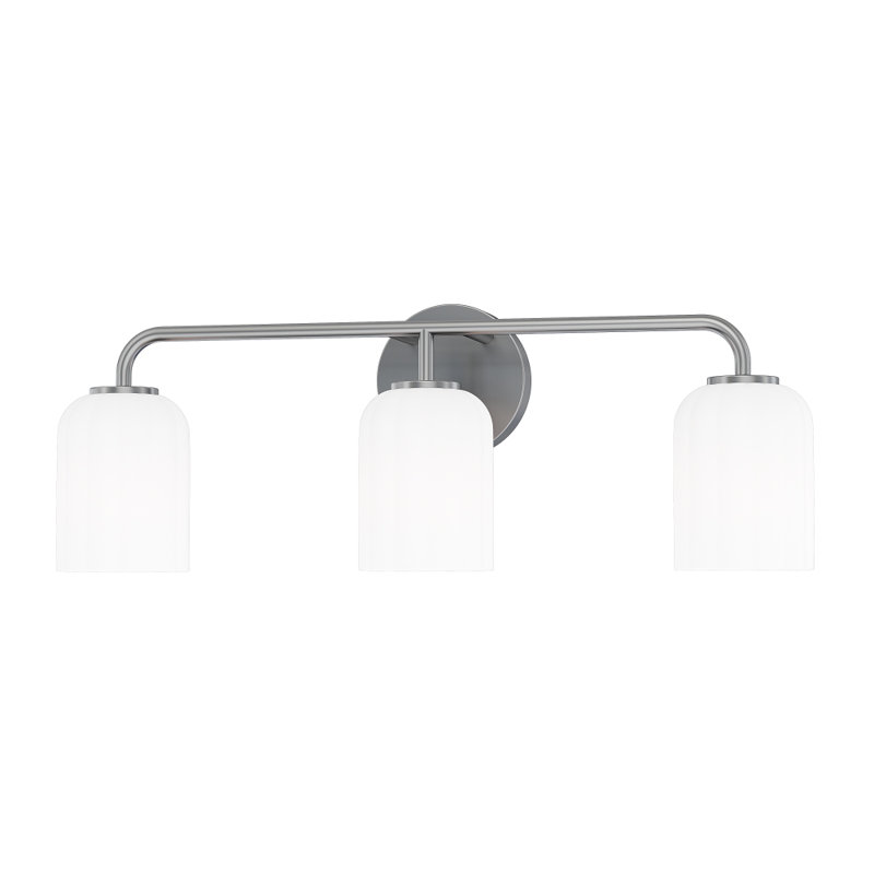 Parkmont Plug & Play 3-Light Vanity Light in Transitional and Modern Style-8.75 Inches Tall and 24 Inches Wide