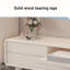 Solid wood TV stand heavy leg-105867842