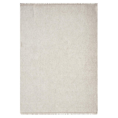 Tapis texturé à franges