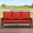 3-Seat Patio Wooden Sofa With Cushions-1472557286
