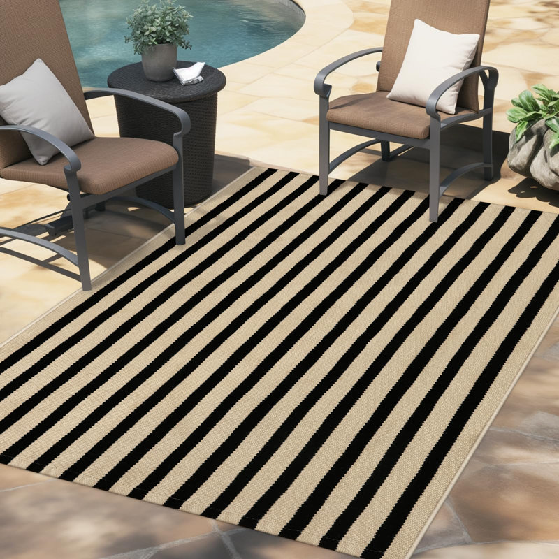Tapis d'extérieur noir lavable pour l'extérieur