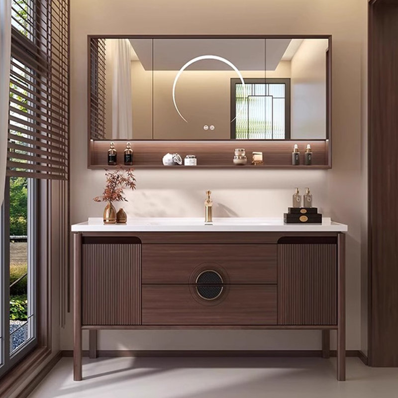 Meuble-lavabo de style chinois rétro