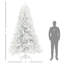 Grand arbre de Noël artificiel non ouvert avec base en acier Auto Open-1991657396