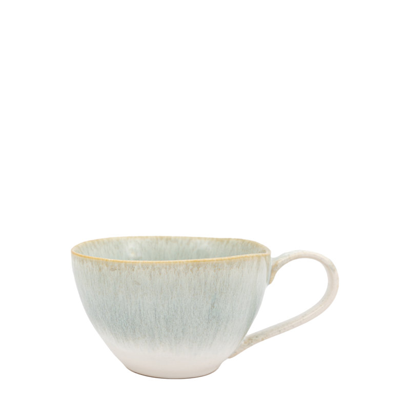 Armas Ceramic Coffee Mugs - Set of 4, Green