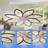 35.4In Ceiling Fan With Lights, Remote Control 3 Color Temperatures,6 Gear Wind Speed Fan Light-1967400742-1967400763