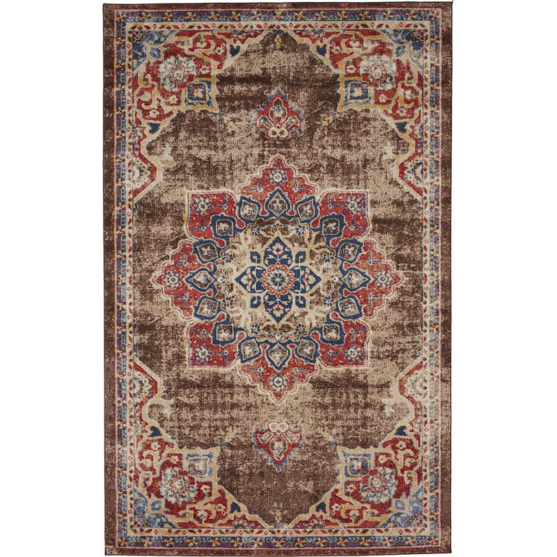 Yates Oriental Indoor Rug, Rectangle 4'1" x 6'1"