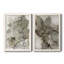 Birch Leaves I - Ensemble de 2 peintures sur toile encadrées-1911931930-1911931931