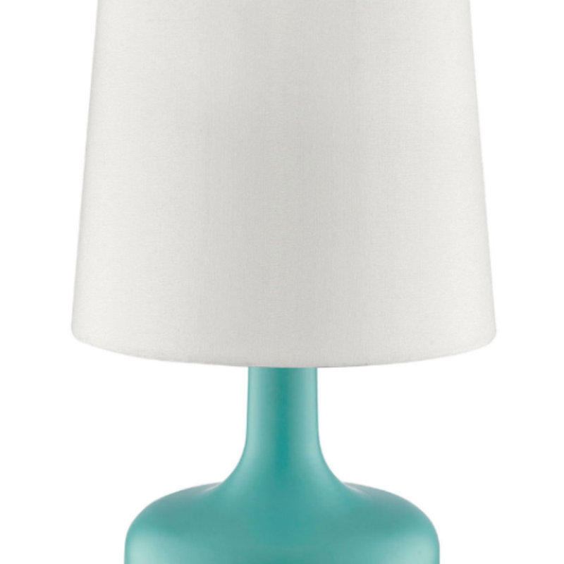 Lampe de table 17 po Eisenbarth, Bleu sarcelle