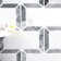 Angora Framework 13.75" x 12.25" Polished Marble Subway Mosaic Floor and Wall Tile