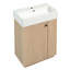 Meuble-lavabo 21,6 po avec lavabo en céramique