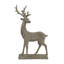 Conrad DEER 46cm Carved Wood Effect