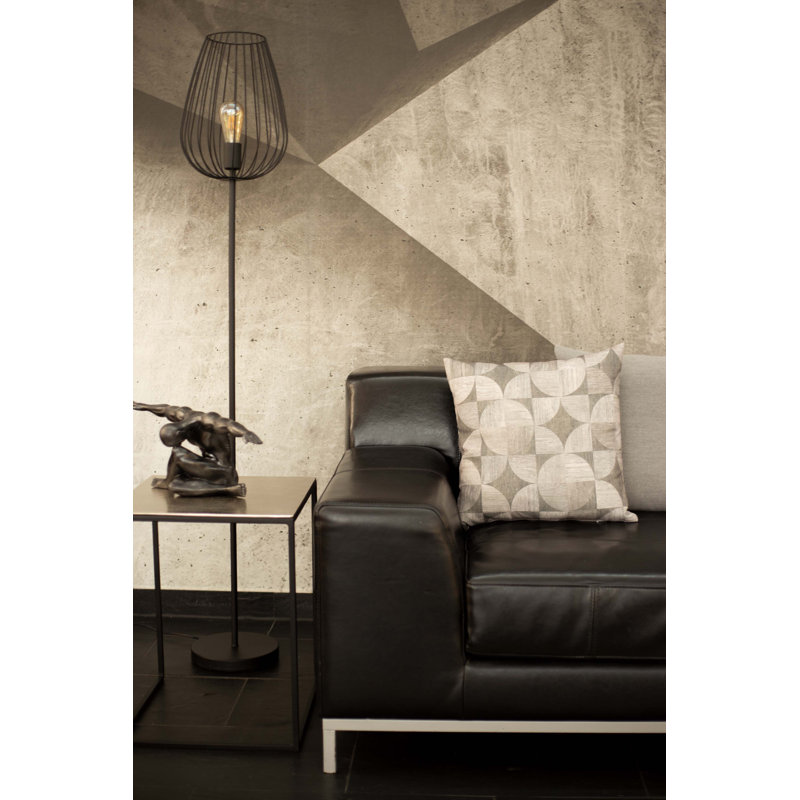 Weiss Geometric Square Cushion Cover, Taupe