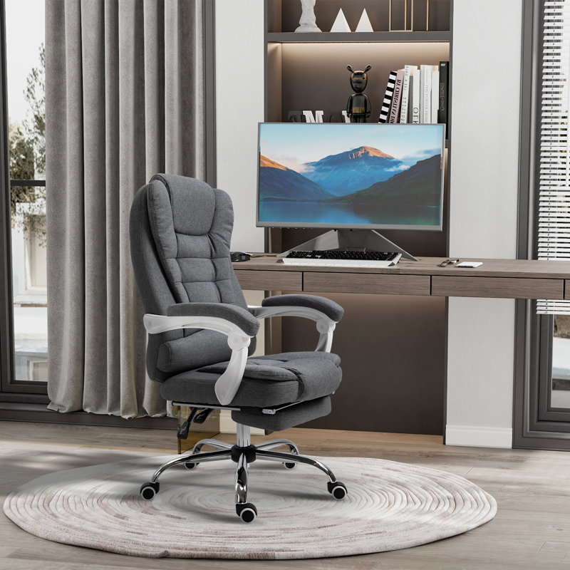 Fauteuil de direction avec repose-pieds Vinsetto