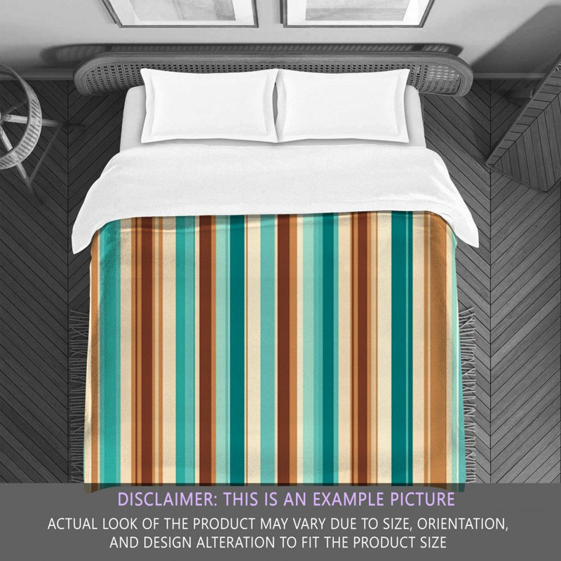Polyester Striped Comforter, King Comforter