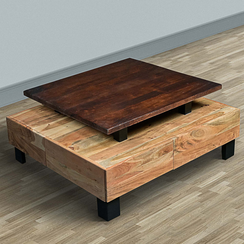 Kea Solid Wood Top Coffee Table