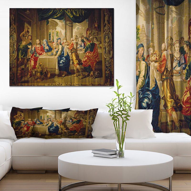 « jesus tapisery cathedral », impression sur toile, H 30 po x l 40 po x P 1,5 po