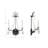 Overbey Iron Candle Wall Light-375960098