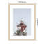 «Point Lighthouse» par Daisey, reproduction d'art encadrée-1602882456-1602882459