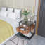 Adilynne 43 cm W Steel Bedside Table