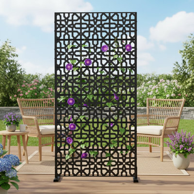 Metal Privacy Screen Panel Pattern