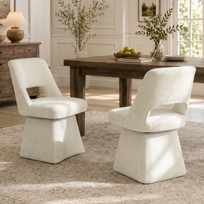 Upholstered Swivel Dining Chair