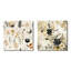 Ensemble de salon Cobee - Abstract Collages Wall Art-102581342-102581347