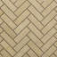 Crema Marfil Herringbone 1X3 Marble Mosaic Tiles